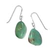 .925 Silver & Turquoise Chunk Earrings