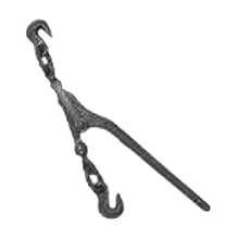 CM 48304 Dixie Forged Lever Load Binder, Painted Red, 2600 lbs Working Load Limit, 1/4" Trade, 11-1/4" Handle
