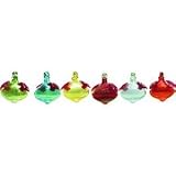 Bird Brain Inc 10101210 Iridescent Glass Minikin Hummingbird Feeder Display (Pack of 9)