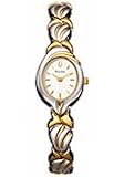 BULOVA Watches:Bulova Watches 98T00 Bracelet White Mother-of-Pearl Dial Stainless Steel and Gold Plated Women's Watch