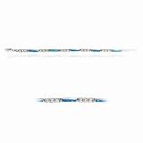Blue Created Opal Bracelet in Sterling Silver