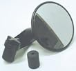 Pyramid Round Bar End Mirror Black