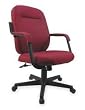 Dakota Designs 2UMU4 High Back Tilter Chair, Fabric, Burgndy