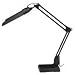 Ledu Corporation Products - Desk Lamp, 30H, 13W Fluorescent Tube, Matte Black - Sold as 1 EA - Fully adjustable, energy-efficient office task light offers a 30 reach with an all-metal arm. A handle on shade and mechanical neck joint allow four-way movement. Task light includes a desktop base, attaching clamp and 13 watt compact fluorescent tube. U.L. listed.