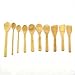 10 Piece Bamboo Utensil Set With Extra Large Spoons And Turners