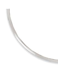 Sterling Silver Polished 3mm Neck Collar QG1745"
