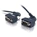 Cables to Go Serial270 - Serial extender - DB-9 (F) - DB-9 (M) - 25 ft - thumbscrews - black