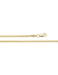 Wheat Chain 14K Gold Yellow Ch971 7 Inch