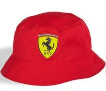 Ferrari Red Bucket Shield Hat