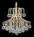 6-Light Brass & Gold Transitional Chandelier - HERM3001/G