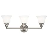 IMAGE OF Dolan Designs 493-09 Brockport - Three Light Bath Bar, Satin Nickel