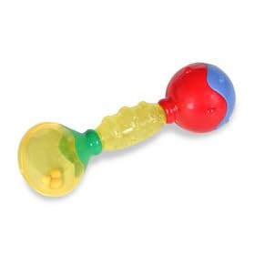 Cool Bite Teether: Hard/Soft Rattle Ring or Rattle Ring