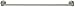 Baldwin 3501.150.24 Edgewater 24-Inch Towel Bar, Satin Nickel