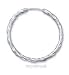 Jewelry : Sterling Silver 34mm Diamond Cut Twisted Hoop Earrings