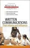 Written Communications That Inform and Influence (Results-Driven Manager)
