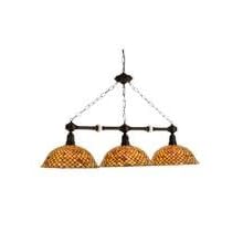 46 Inch L Tiffany Fishscale 3 Lt Island Ceiling Fixture by Meyda