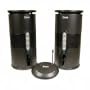 Audio Unlimited R-SPK-VELO-001 Factory Re-Certified 900MHz Wireless Indoor/Outdoor Speakers with Remote