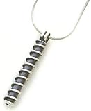 Necklace and Pendant Set - Sterling Silver Fancy Spiral Design Pendant with 16" Chain Necklace