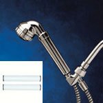 送料無料!! クリスタルシャワーヘッド塩素除去/クロムメッキ・交換カートリッジ2本セット