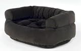 Bowser DOUBLE Donut Bed-Espresso Microvelvet-Large