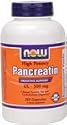 Now Foods Pancreatine 4X - 500mg, Capsules, 250-Count
