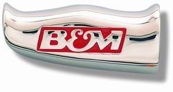 B&M 80643 Chrome Aluminum T-Handle Shifter Grip With SAE Thread Inserts