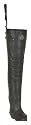 Pro Line® Men's Creek Cleated Rubber Hip Waders Dark Brown