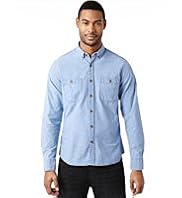 North Coast Pure Cotton Slim Fit Chambray Shirt