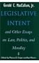 Legislative Intent/Essays