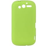 Silicone Gel Skin Sleeve GREEN Rubber Soft Cover Case for HTC MYTOUCH 4G HD ....