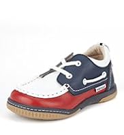 Walkmates Leather Round Toe Boat Shoes