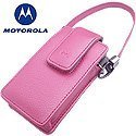 Motorola SYN1478 Genuine Fashion Pouch (Magenta) for Motorola Razr V3 Series