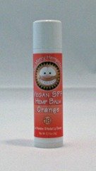 Merry Hempsters – Orange SPF 18 – Vegan Hemp Lip Balm Tube W/SPF 18 .14 oz