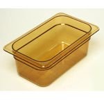 H-Pans Food Pan Fourth Size - 6 Deep Amber
