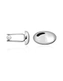Forzieri Boutons de manchettes plaques argent ovales