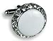 White with Crystal Setting