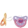 Born Free BornFree 2 Pacifiers 6 months BPA FREE - girl colors