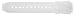 TechnoMarine MoonSun 17-mm White Gel Strap with Single-Buckle #9149