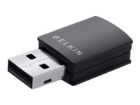 Belkin Surf N300 Micro WLAN USB-Adapter NextNet 2.0 (bis zu 300 Mbit/s) schwarz Preisvergleich