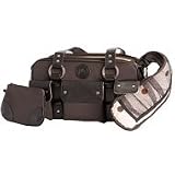 Small Nylon Camera Bag (Brown/Black)
