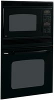 GE JKP90DPBB Black Built-In Microwave Thermal Wall Double Oven