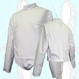 Cotton White Backzip Jacket-Women