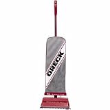 Oreck 2000RHB Upright Vacuum, 6500 RPM, 35' Cord, Fire-resistant, Red