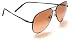 Serengeti Medium Aviator Sunglasses - Henna - Drivers Gradient - 6826