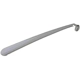 Long Metal Shoe Horn 18" Stainless Steel by Tacco