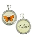 Anne Garrison Orange Butterfly Charm