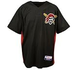 Pittsburgh Pirates Adult Team Jersey T-shirt By Majestic Athletic Size Small