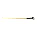Rubbermaid FGH21700 Gripper Clamp Style Wet Mop Bamboo Composite Handle with Large Black Plastic Head, 60" Length