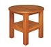 TERRACE MATES Two Shelf High End Table / Round