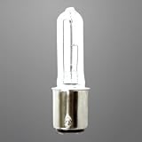 JD 150 WATT QUARTZ HALOGEN LIGHT BULB 130 VOLTS DC BAYONET BASE LONG LIFE 3,500 HOURS TUNGSTEN HALOGEN LAMP